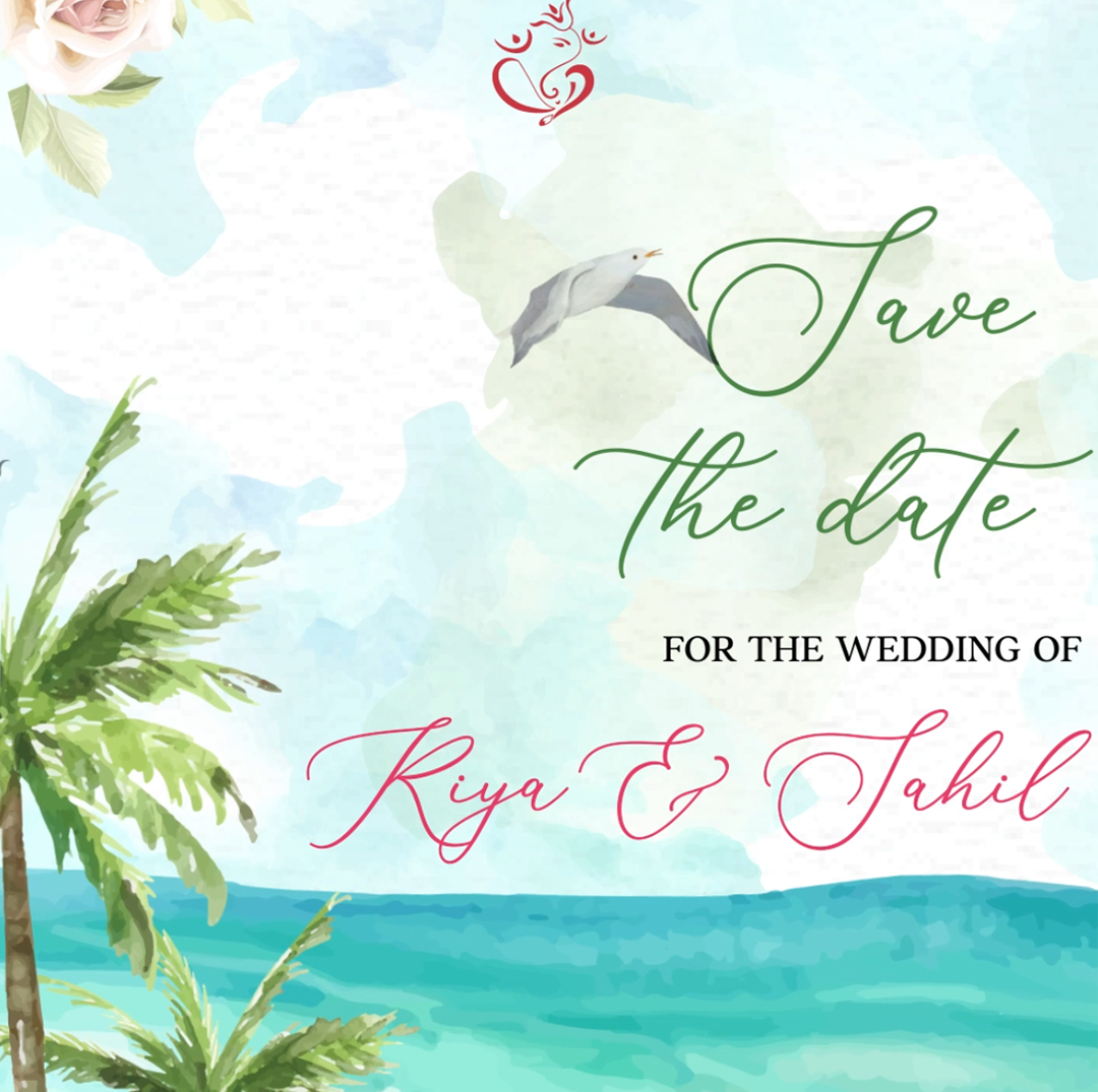 Beach Breeze Save The Date